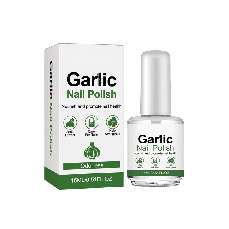 🔥Hot Sale - 50% OFF🔥Garlic Nail Polish for Strengthening Brittle, Damaged Nails