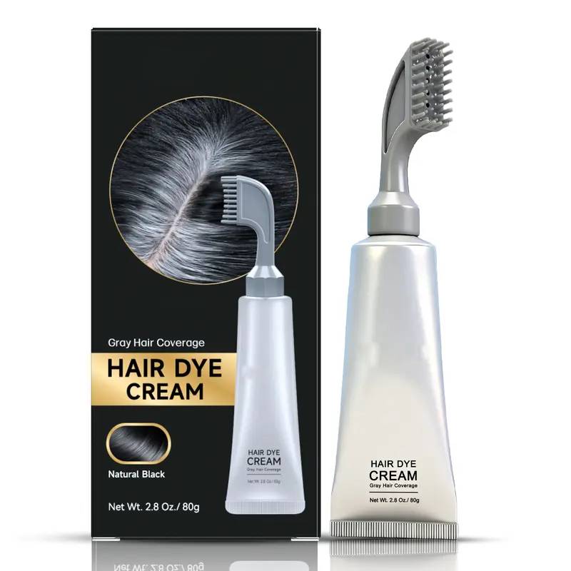 🥳2026 HOT SALE🥳 - 50% OFF🔥Instant Gray Coverage Hair Dye Comb for Men & Women