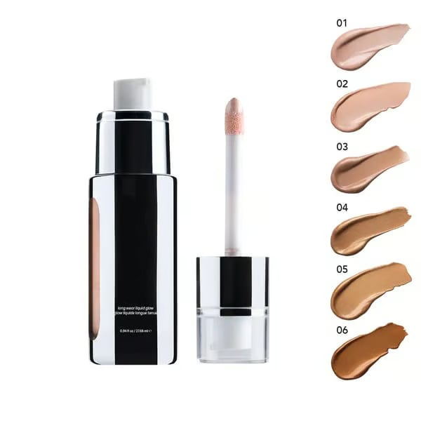 ✨ All-Day Long-Wear Liquid Glow Illuminator, Blendable Dewy Liquid Highlighter