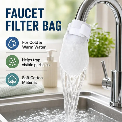 50PCS Disposable Faucet Filter Bags Set