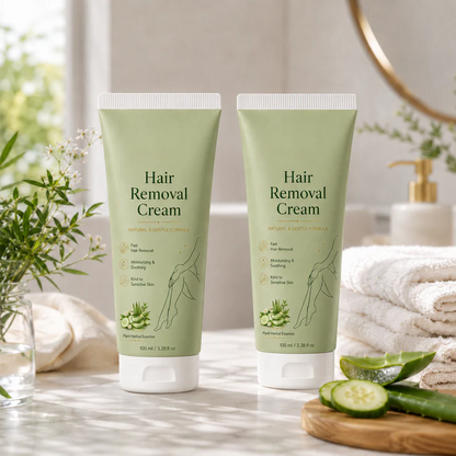 Painless Depilatory Cream – No Razor Bumps, No Harsh Odor