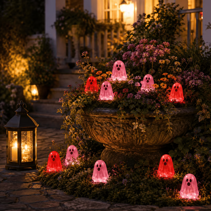 👻Glow In Dark Cute Ghost Resin Bead Set🛒