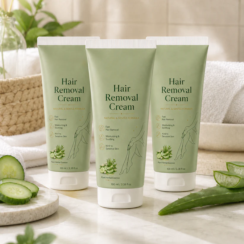 Painless Depilatory Cream – No Razor Bumps, No Harsh Odor