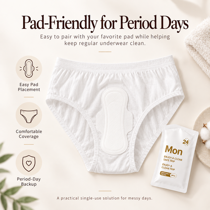 Disposable Underwear for Period Days & Travel 🩲🛒