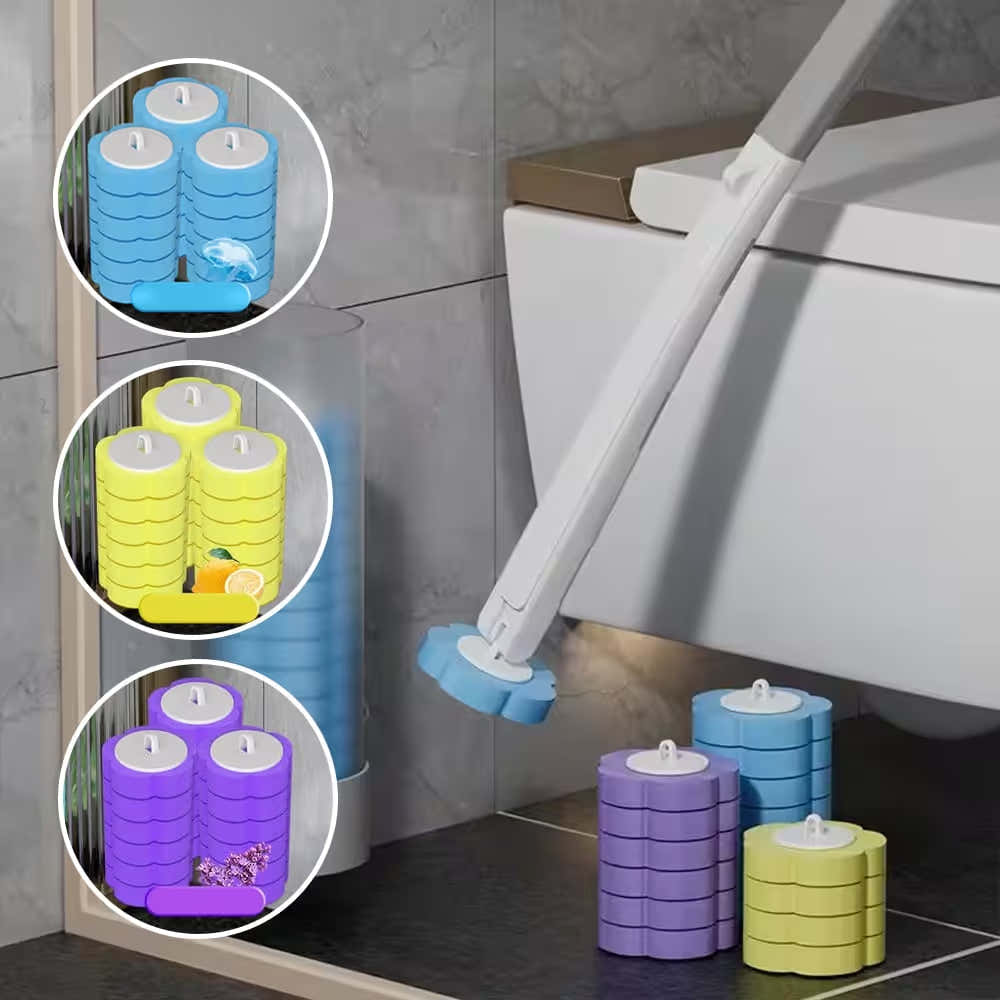 Disposable toilet cleaning refills
