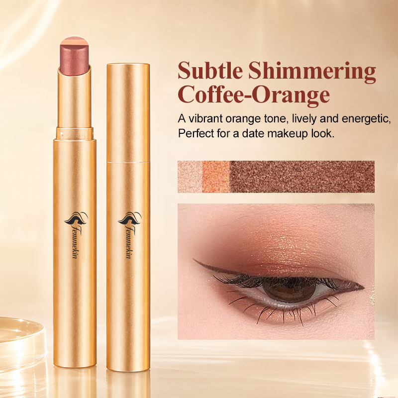 3 in 1 Easy Eyeshadow Stick for Beginners Waterproof Longwear Shimmer Makeup Set