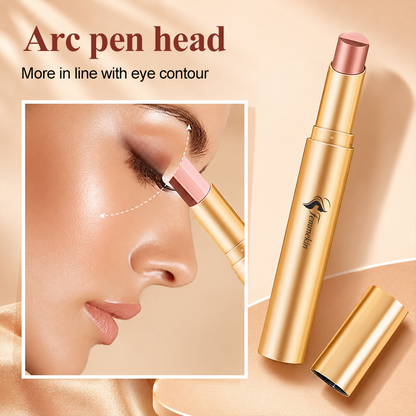 3 in 1 Easy Eyeshadow Stick for Beginners Waterproof Longwear Shimmer Makeup Set