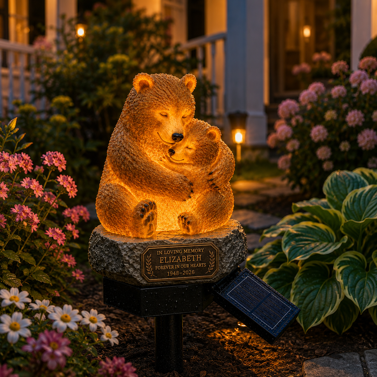 Personalized Solar Memorial Garden Light – Custom Family, Pet & Tribute Designs
