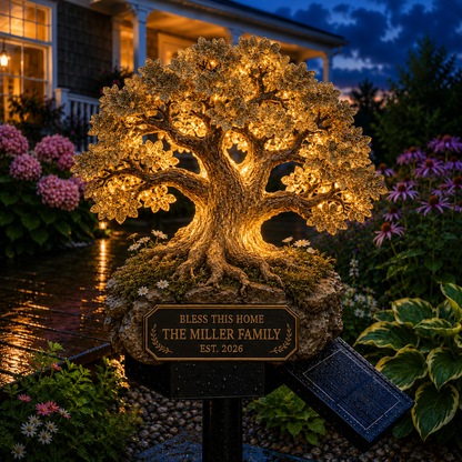 Personalized Solar Memorial Garden Light – Custom Family, Pet & Tribute Designs