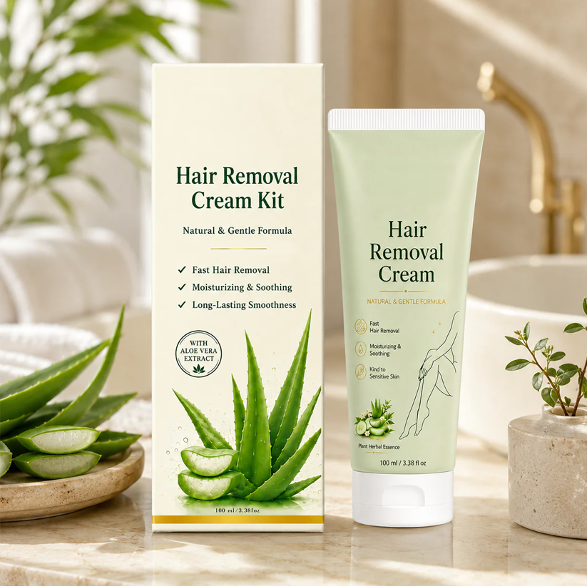 Painless Depilatory Cream – No Razor Bumps, No Harsh Odor