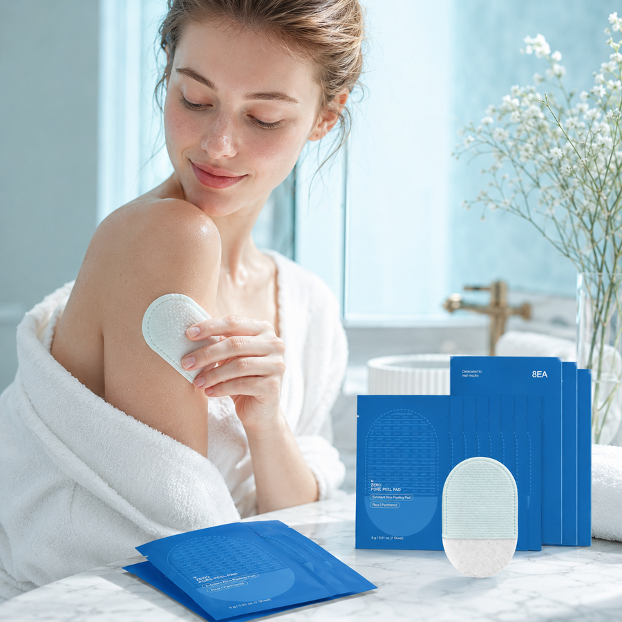 Body exfoliating pad