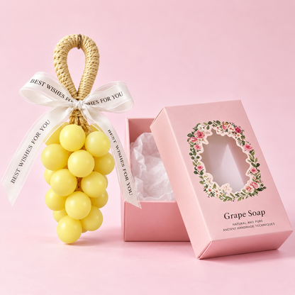 🍇 Lily’s Handmade Grape Soap – Small-Batch Natural Oil Soap with Gentle Scent 💜
