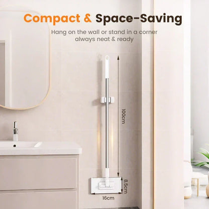 ⏳Hot Sale - 49% OFF🔥🔥Extendable Telescopic Disposable Flat Clip Mop, 360° Swivel Lightweight Floor Mop