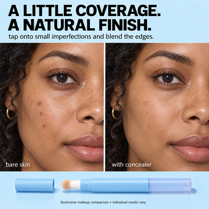 🥳2026 HOT SALE🥳💞50K+ SOLD!Hydrating Cream Concealer Pen – Sponge Applicator, Matte Finish, Brightening ✨