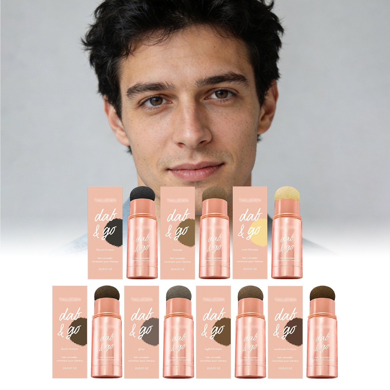 Waterproof Hair Part & Gray Hair Concealer Powder