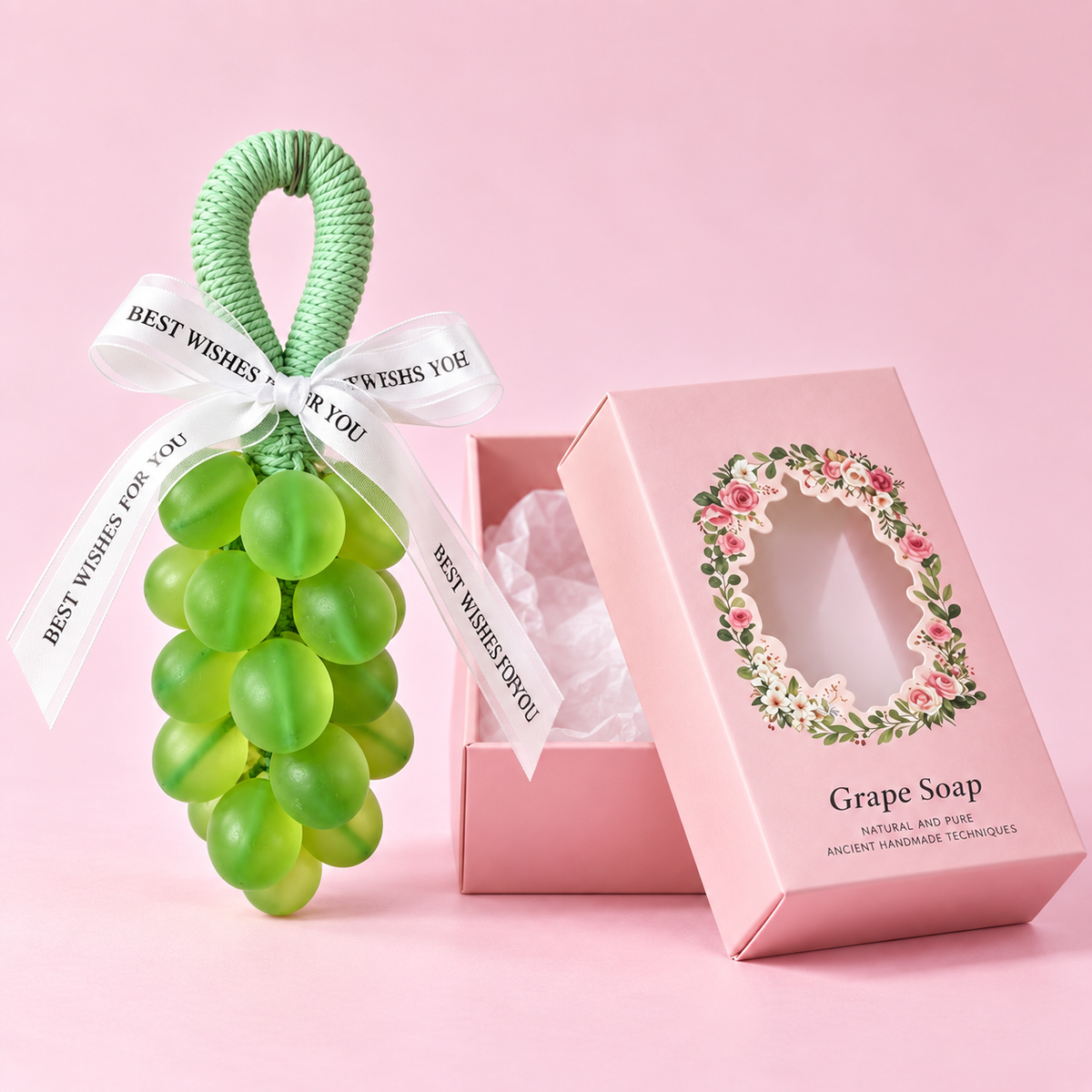 🍇 Lily’s Handmade Grape Soap – Small-Batch Natural Oil Soap with Gentle Scent 💜