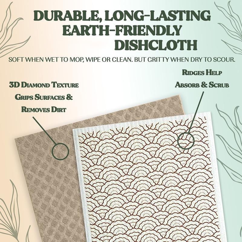 🔥Hot Sale - 50% OFF🔥Swedish kitchen cleaning dishcloth | 5 Pack