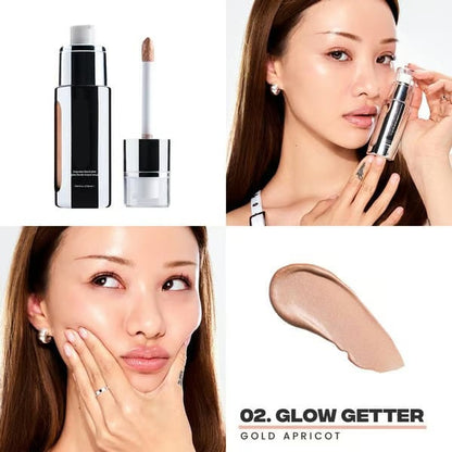 ✨ All-Day Long-Wear Liquid Glow Illuminator, Blendable Dewy Liquid Highlighter