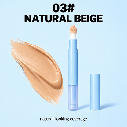 🥳2026 HOT SALE🥳💞50K+ SOLD!Hydrating Cream Concealer Pen – Sponge Applicator, Matte Finish, Brightening ✨
