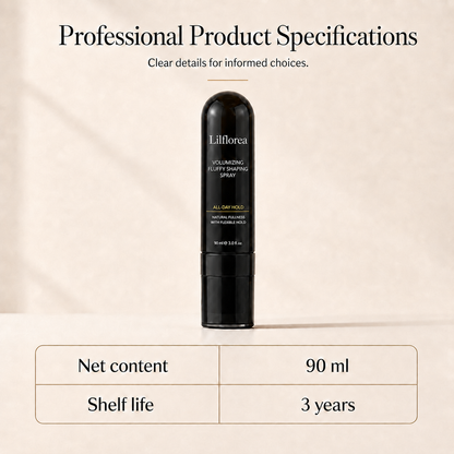 90ml Fluffy Hair Shaping Spray Long Lasting Volumizing Mist with Peach Fragrance