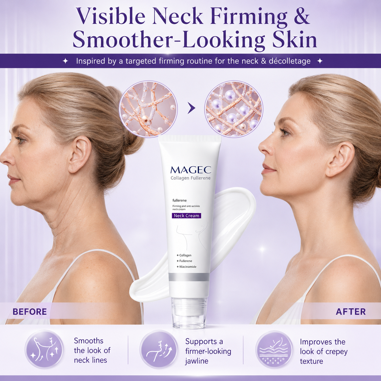 🧠👩‍🔬 MAGEC All-Over Firming Cream – FDA-Compliant Formula For Face, Neck & Body – Smooth, Tighten & Brighten – 70% OFF + 🎁 Free Derma Roller Today