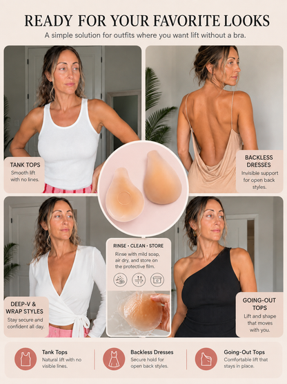 ✨ Confidence Boost Lift Nipple Covers for a Natural-Looking Lift