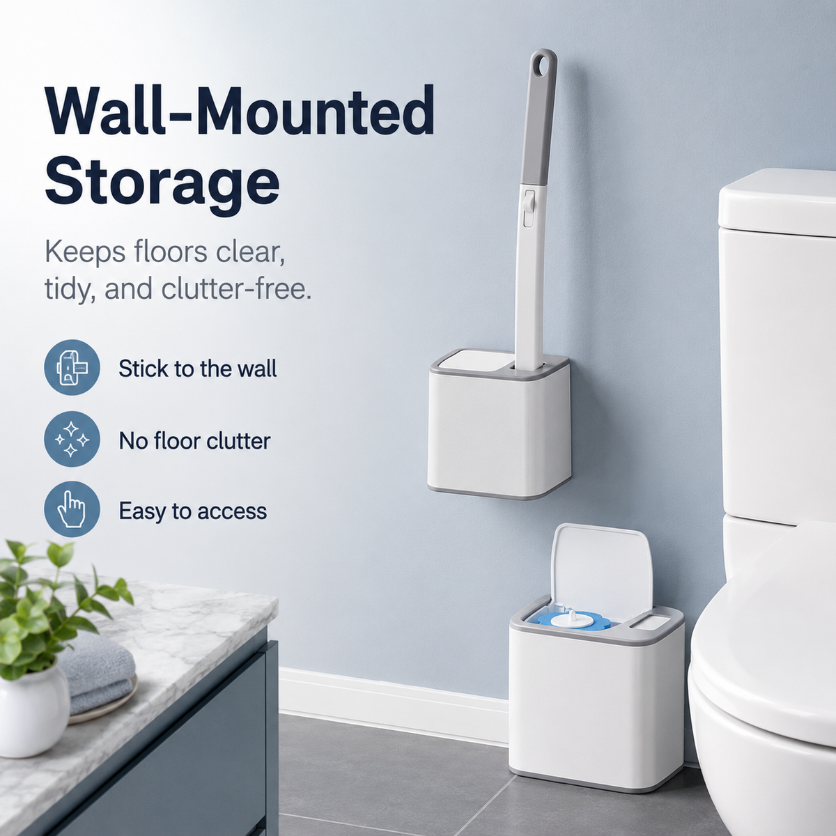 🚽 No-Touch Disposable Toilet Cleaning System ✨🛒