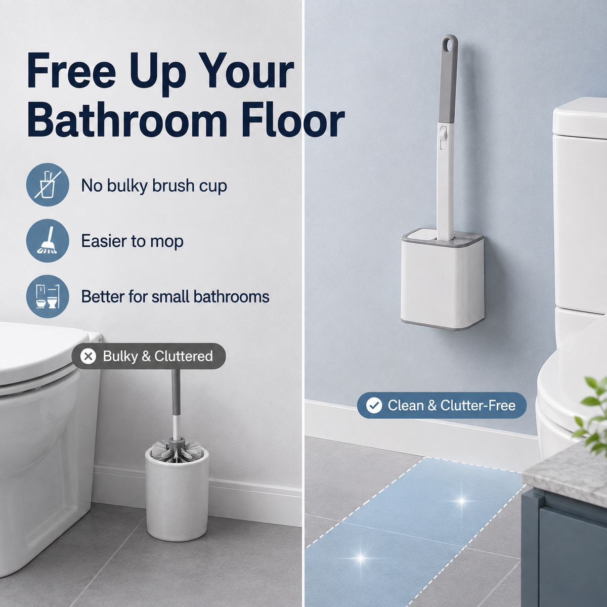 🚽 No-Touch Disposable Toilet Cleaning System ✨🛒