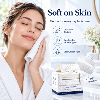 🧖‍♀️ Disposable Face Towels – Fresh, Soft & Ready for Every Wash 💧