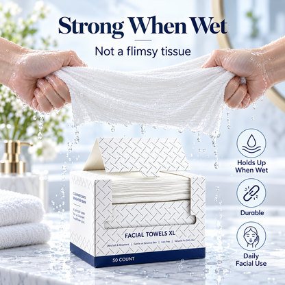 🧖‍♀️ Disposable Face Towels – Fresh, Soft & Ready for Every Wash 💧