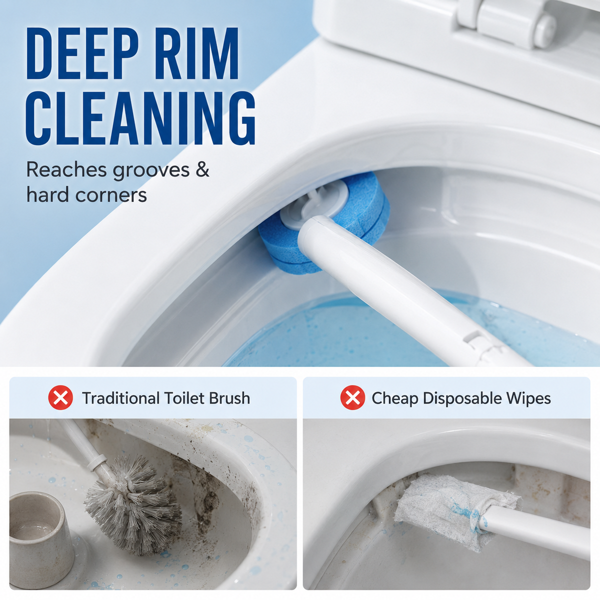 🔥LAST DAY SALE 50%!!⚡50K+ SOLD!🚽💦Hands-Free Cleaning Gadget🧽Disposable toilet cleaning tool