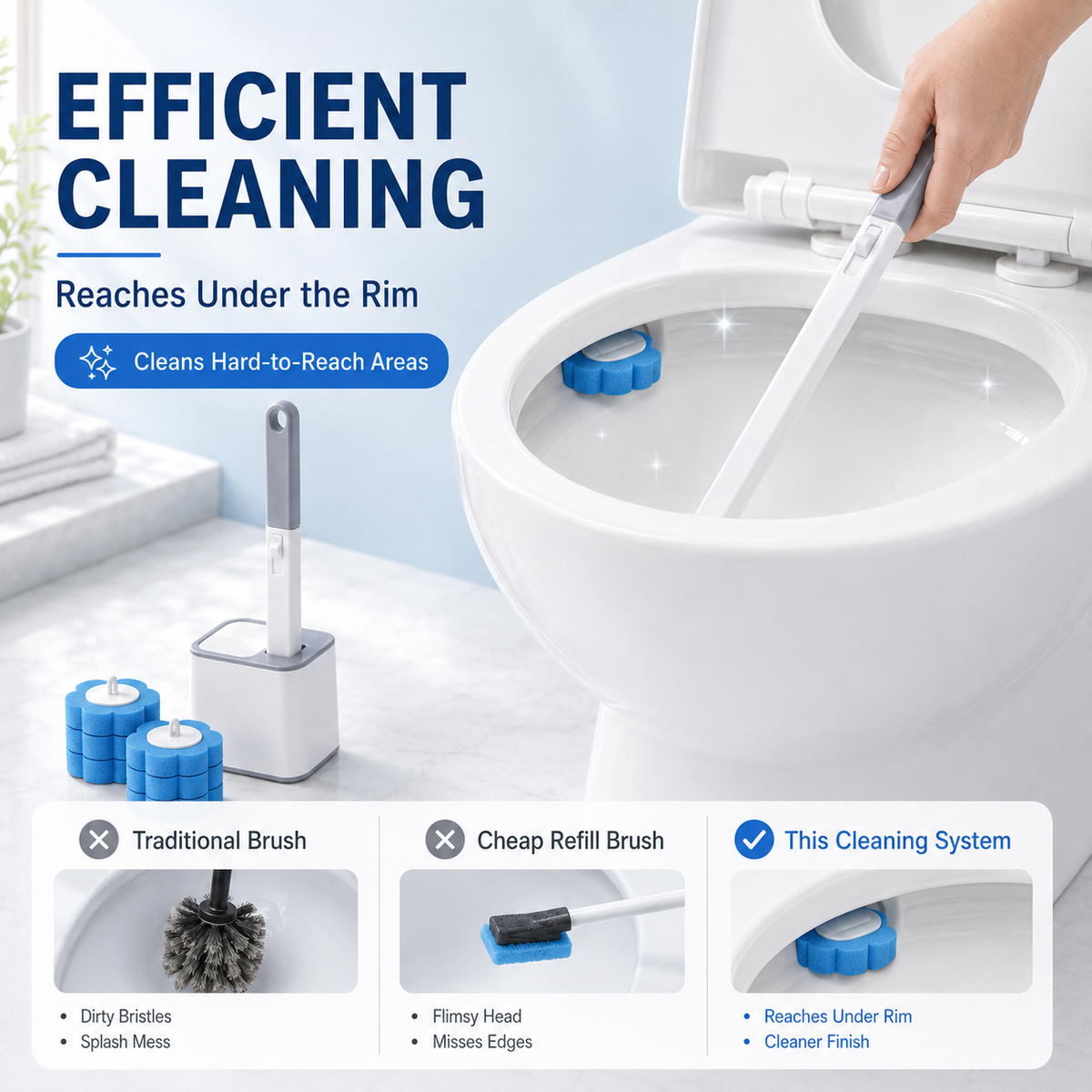 🔥LAST DAY SALE 50%!!⚡50K+ SOLD!🚽💦Hands-Free Cleaning Gadget🧽Disposable toilet cleaning tool