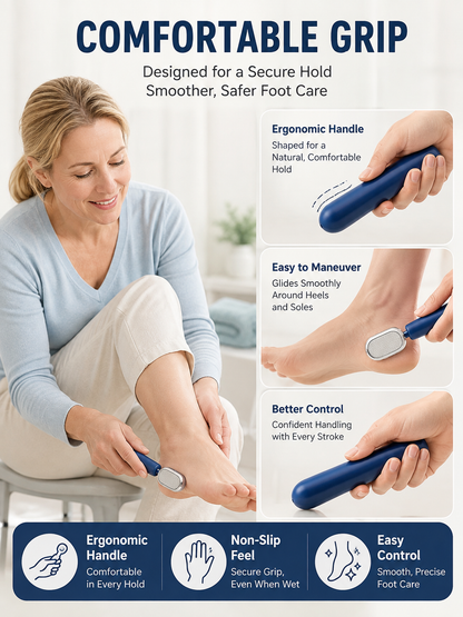 ✨ Beauty Care Pick Dual-Sided Foot Callus Remover with Stainless Steel Blade