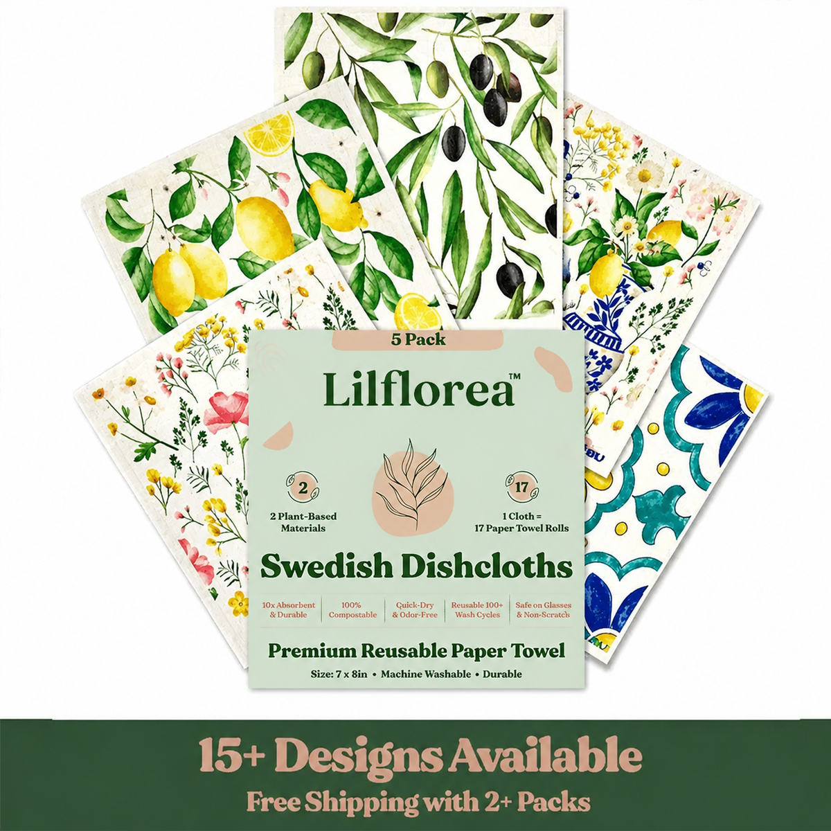 🔥Hot Sale - 50% OFF🔥Swedish kitchen cleaning dishcloth | 5 Pack