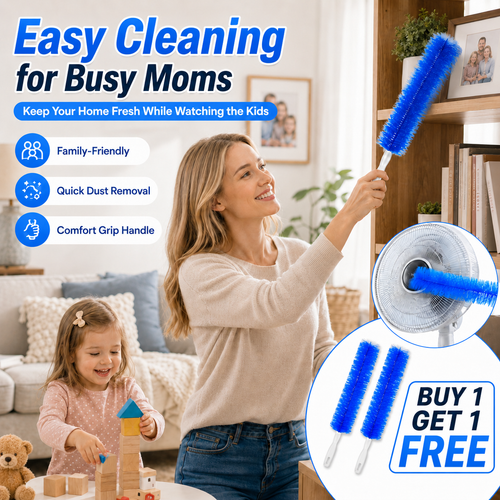🔥 LAST DAY: Buy 1 Get 1 FREE — Bendable Microfiber Duster for Hard-to-Reach Dust