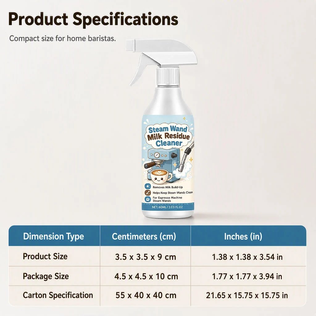 🥳2026 HOT SALE🥳Steam Wand Milk Residue Cleaner Spray