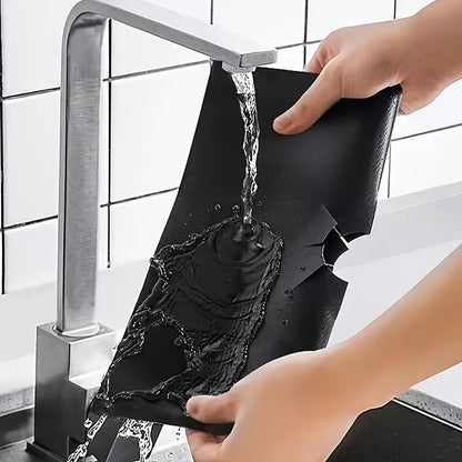 🥳2026 HOT SALE🥳💞50K+ SOLD!4-Piece Reusable Non-Stick Gas Stove Burner Covers – Heat-Resistant & Washable