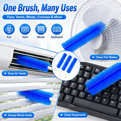 🔥 LAST DAY: Buy 1 Get 1 FREE — Bendable Microfiber Duster for Hard-to-Reach Dust