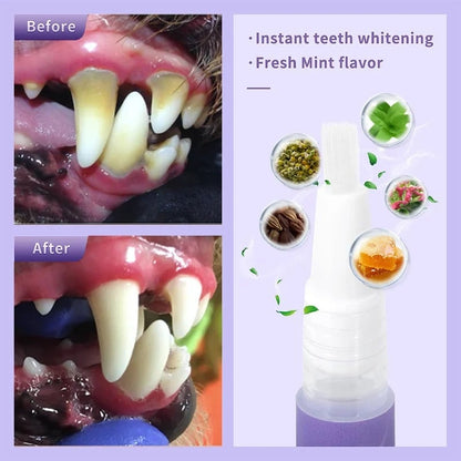 🥳2026 HOT SALE🥳💞50K+ SOLD! 🔥Pet Oral Repair Gel Toothbrush 🐱🐶