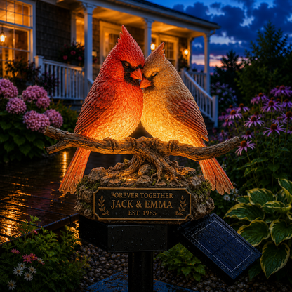 Personalized Solar Memorial Garden Light – Custom Family, Pet & Tribute Designs