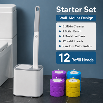 🚽 No-Touch Disposable Toilet Cleaning System ✨🛒