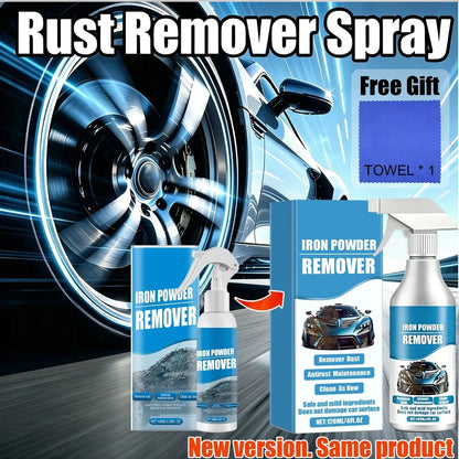 Car Rust Remover Spray for Wheels Rims Metal Surfaces