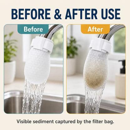 50PCS Disposable Faucet Filter Bags Set
