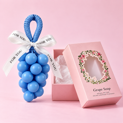 🍇 Lily’s Handmade Grape Soap – Small-Batch Natural Oil Soap with Gentle Scent 💜