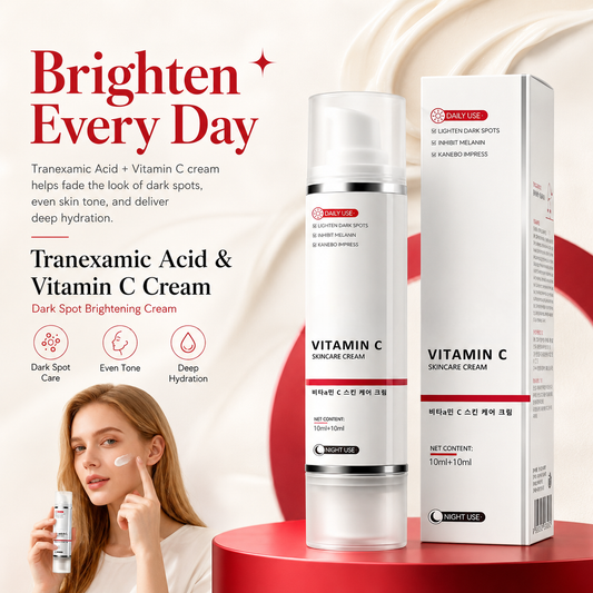 ✨ Tranexamic Acid Vitamin C Face Cream – Spot Fading & Skin Brightening Daily