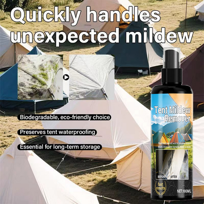 🔥Hot Sale - 50% OFF🔥⛺️Outdoor Mildew Stain Cleaner – Spray on, wipes off mold instantly. Eco‑friendly, won‘t ruin waterproofing. Tent, awning, shower curtain – all like new! 🏕️💪