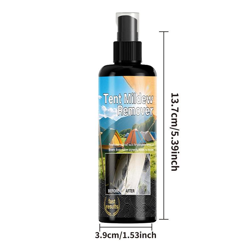 🔥Hot Sale - 50% OFF🔥⛺️Outdoor Mildew Stain Cleaner – Spray on, wipes off mold instantly. Eco‑friendly, won‘t ruin waterproofing. Tent, awning, shower curtain – all like new! 🏕️💪