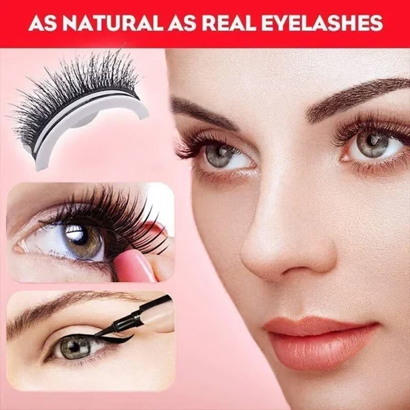 ⏰ BUY 1 GET 1 FREE(2 Pairs)🥳2026 HOT SALE🌺Glue-Free Self-Adhesive Lashes – 3-Second, Natural & Reusable