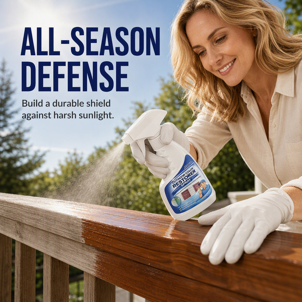 🥳2026 HOT SALE🥳💞50K+ SOLD! ☀️🛡️ 60% OFF! All-Season Wood Restorer – Penetrates deep to restore colour & creates protective shield against UV & moisture. Keep your garden furniture looking new! 🌳💪