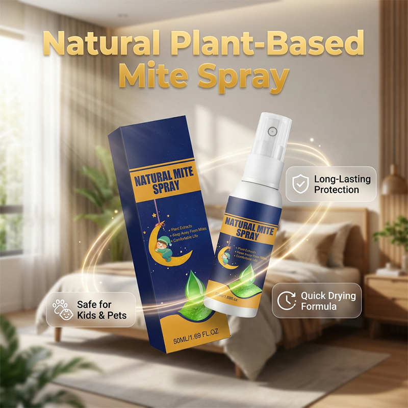 🥳Hot Sale - 50% OFF🔥!Natural Plant-Based Mite Removal Spray🌿✨